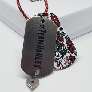 DC Comics Harley Quinn Dogtag Neklace